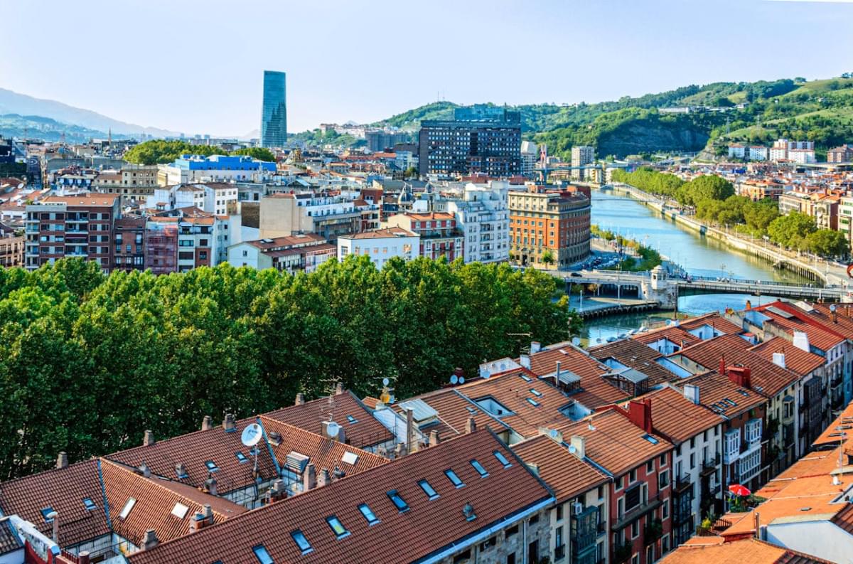 aerial view of bilbao spain 1