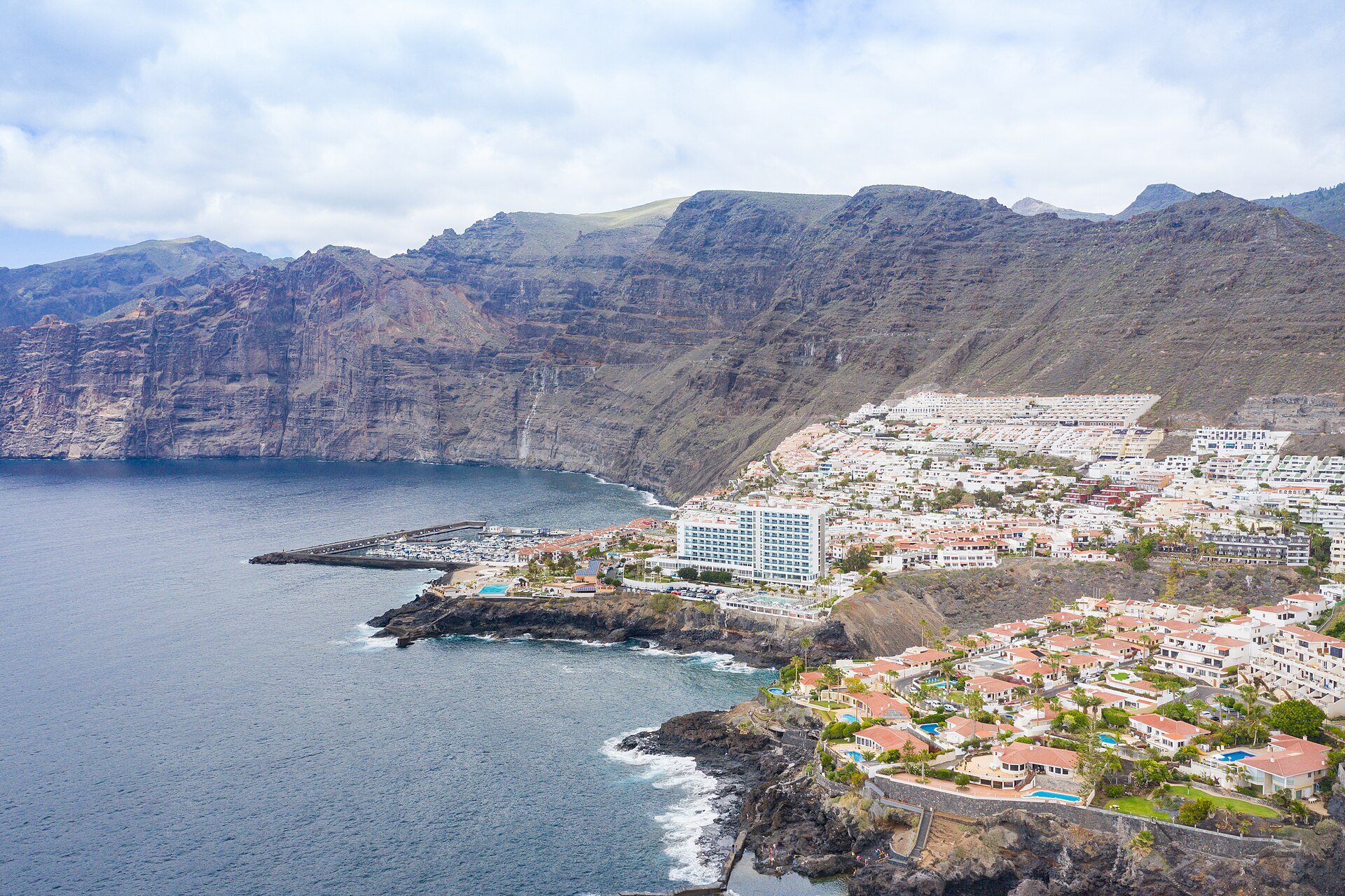 aerialviewofthesteepcoastoflosgigantesontenerife spain 48225320527