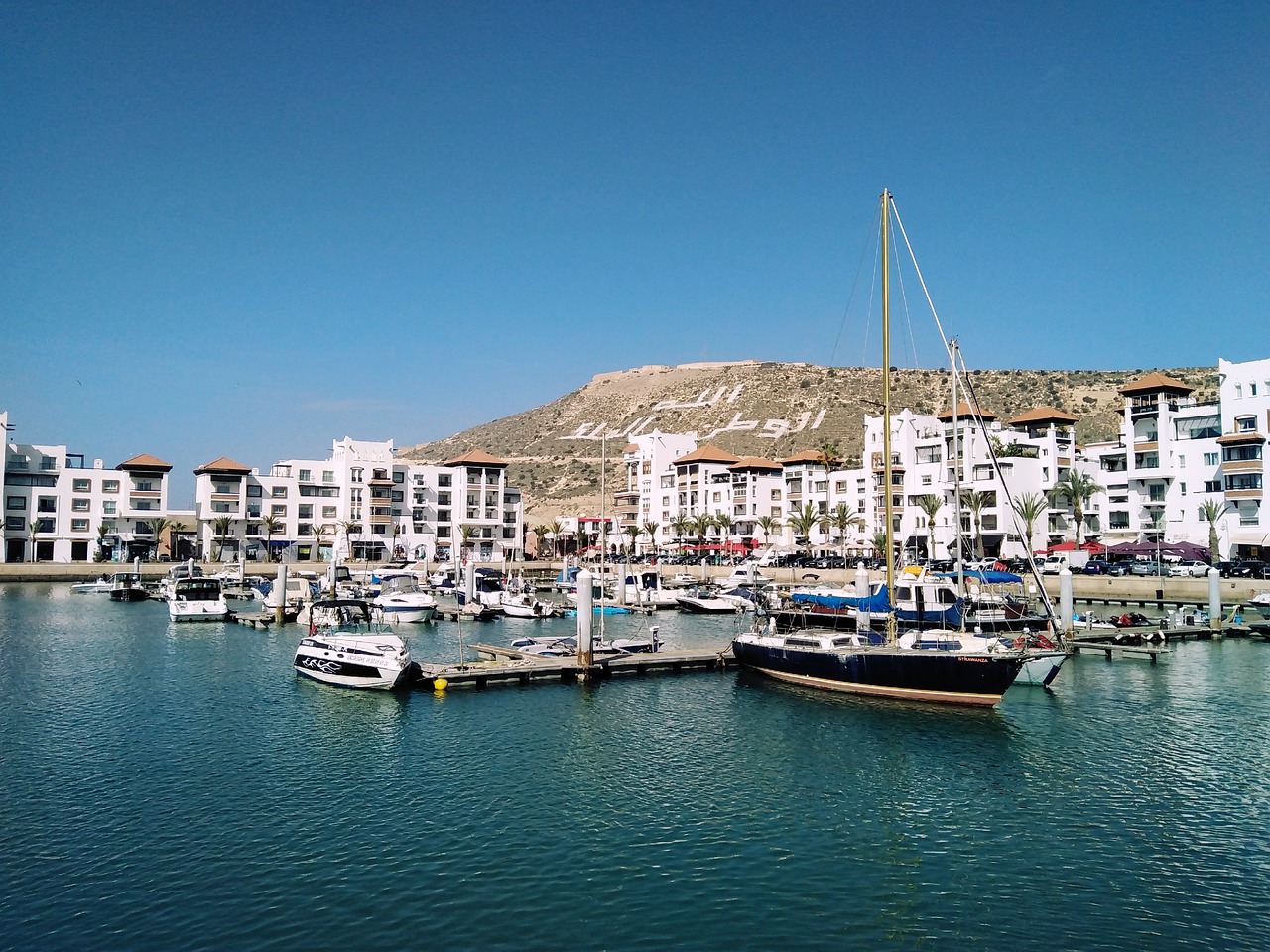 agadir marocchino marina sfondo