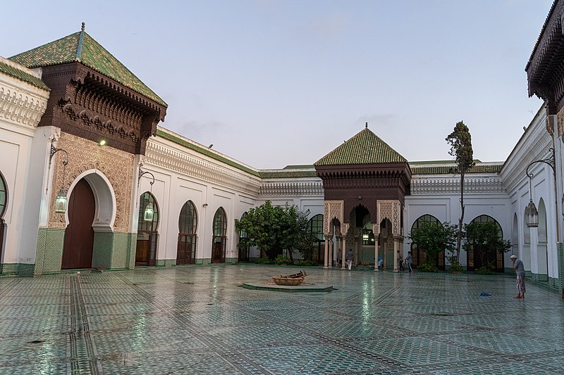 al mohamedia mosque in habous district