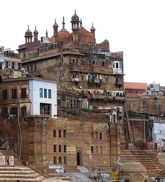 alamgir mosque by the ganges ghats varanasi