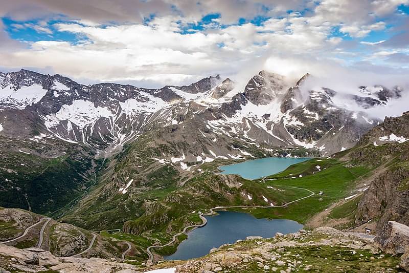 alba sul parco nazionale del gran paradiso