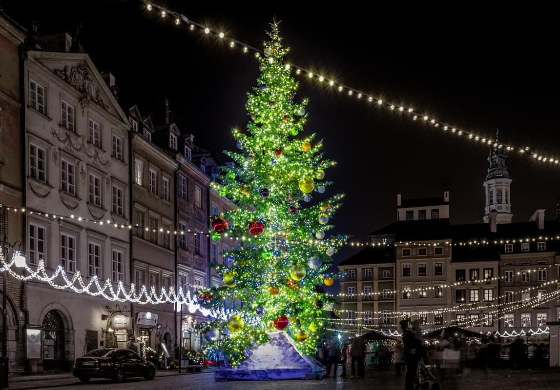 albero di natale natale varsavia