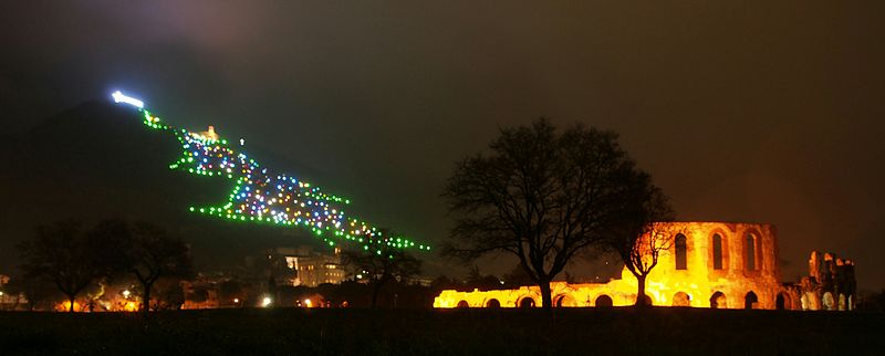 Albero di natale piu grande del mondo