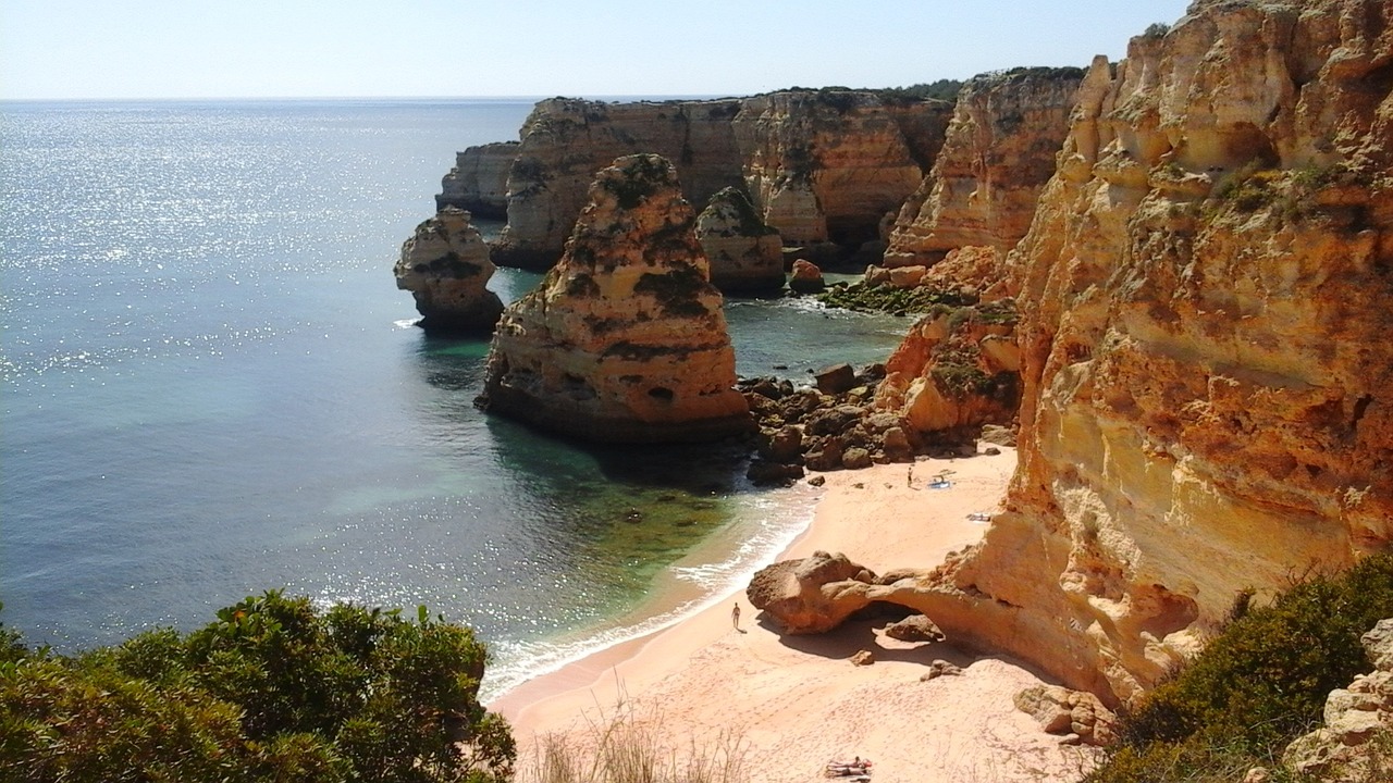 algarve lagos portogallo scogliere