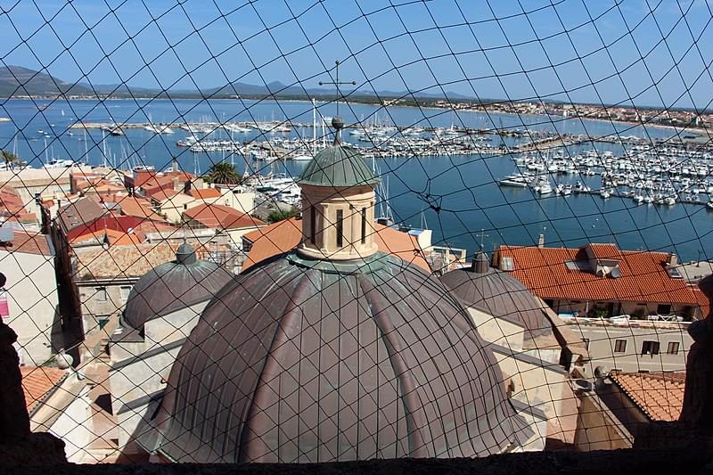 alghero duomo campanile veduta 01