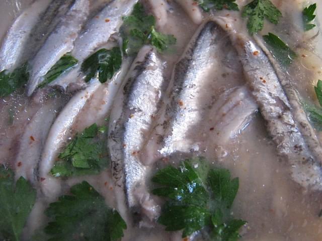 alici marinate con limone