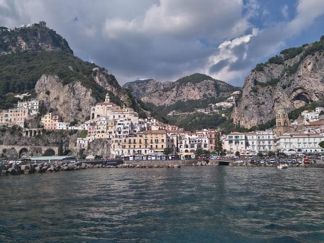 amalfi panorama dal mare