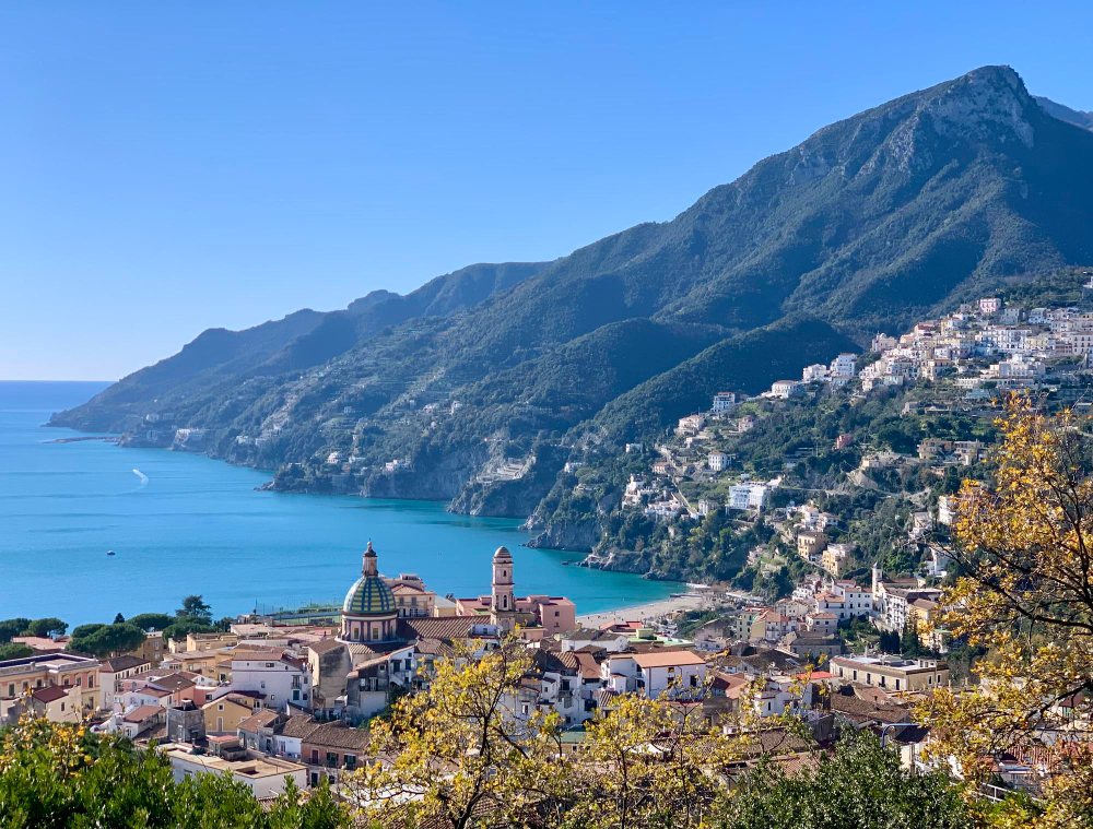 amalfi coast with view vietri sul mare