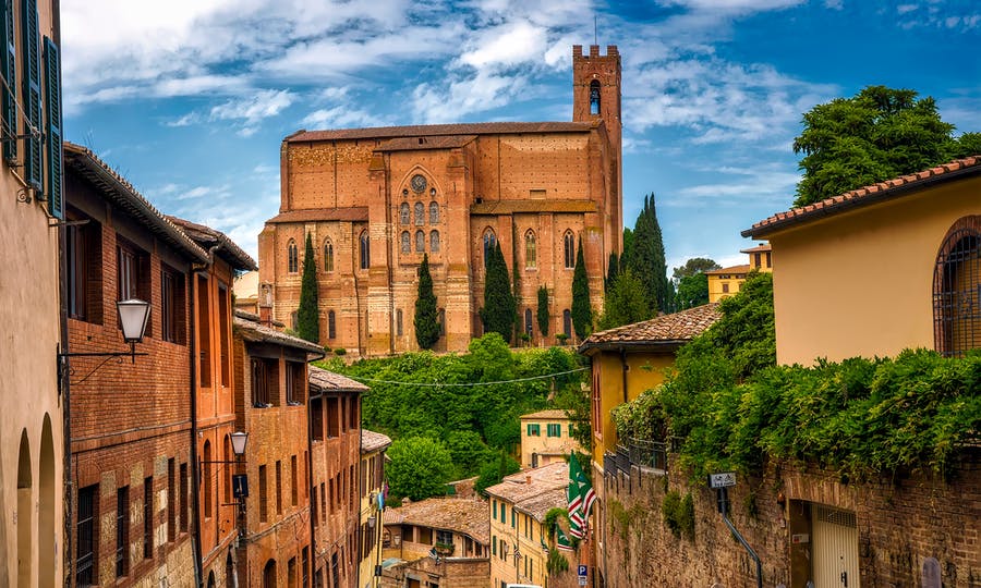 ancient architecture basilica of san domenico building