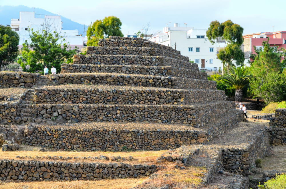 ancient guanche guimar pyramids tenerife island