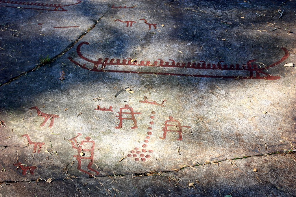 ancient rock carvings in tanum sweden