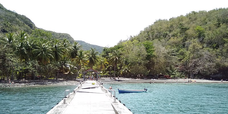 anse noire vue depuis le ponton