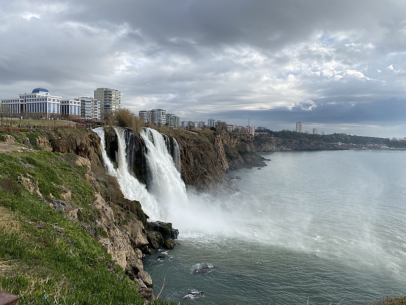 antalya turkey duden park waterfalls