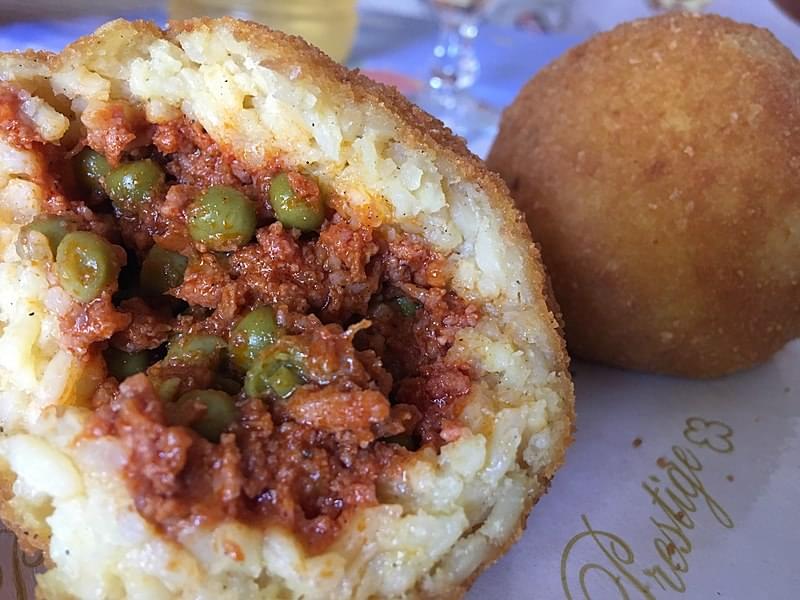 arancina di carne