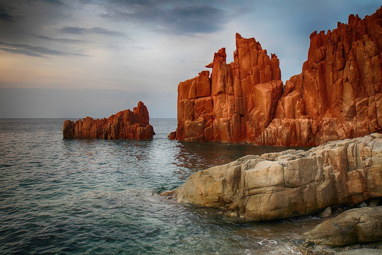 arbatax scogli rossi mare tramonto 1