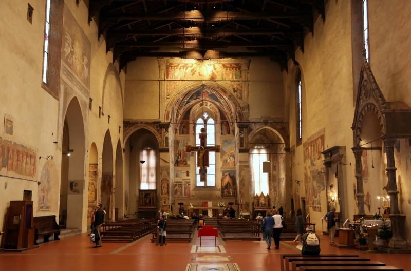 arezzo san francesco interno