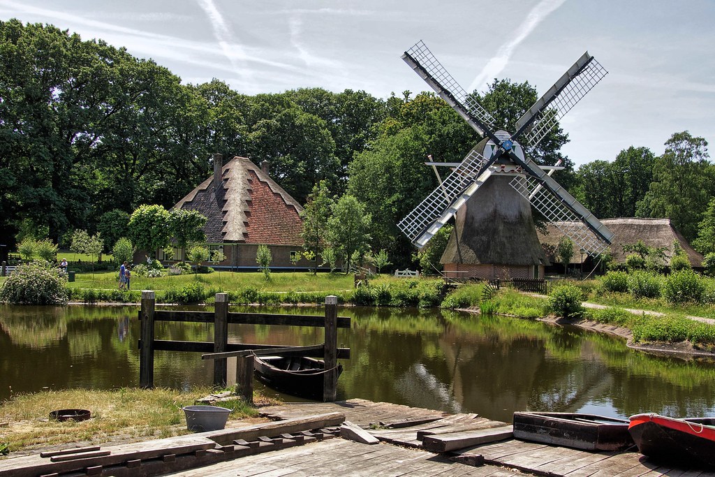 arnhem openlucht museum molen xii hdr