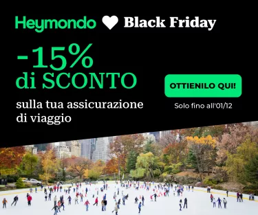 Sconto del 15% sulla assicurazione di viaggio