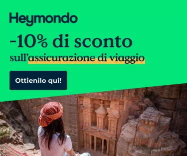 Sconto del 10% sulla assicurazione di viaggio