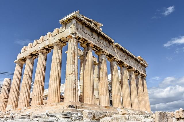 tempio nell'acropoli di atene