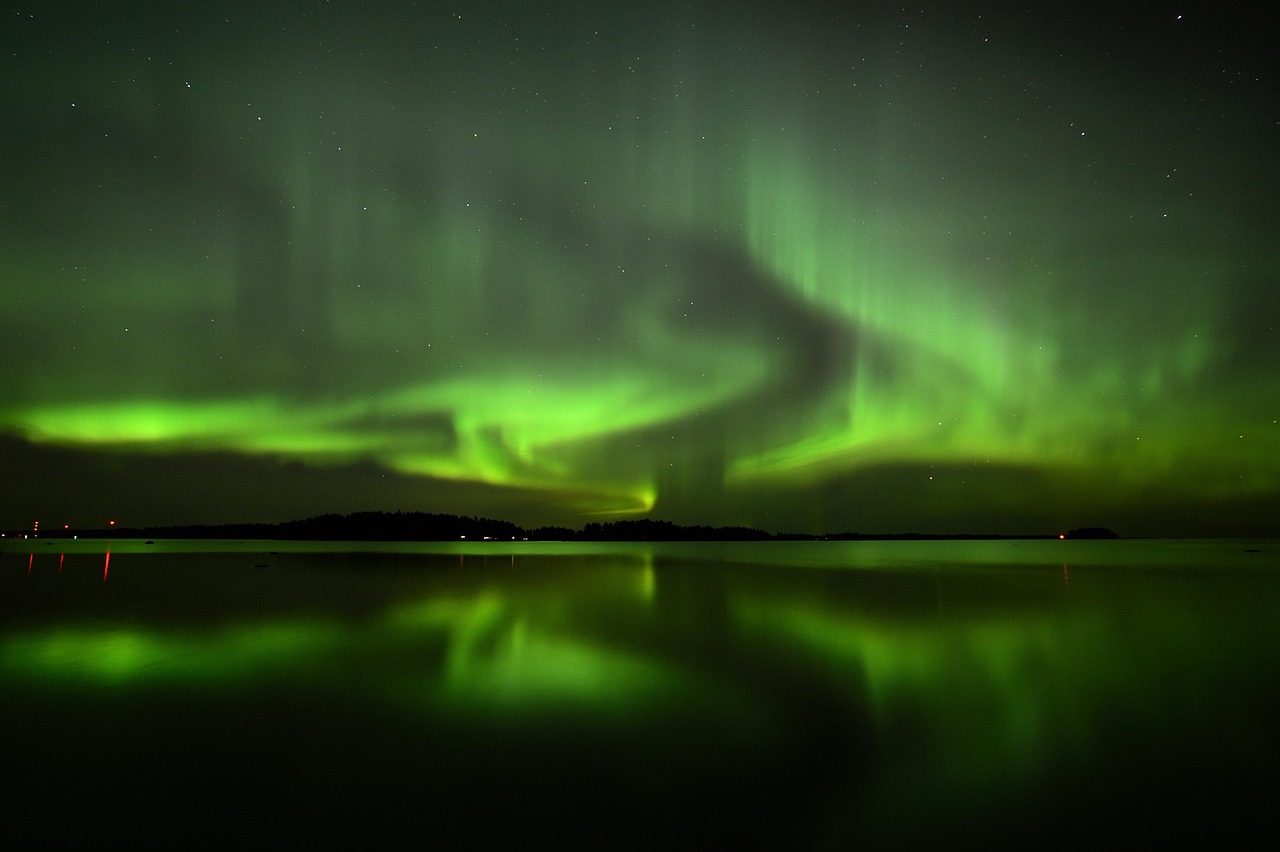 aurora boreale aurora notte