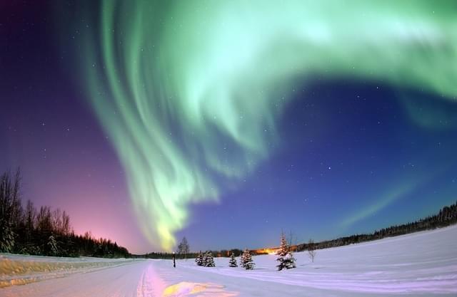 aurora boreale lapponia natale