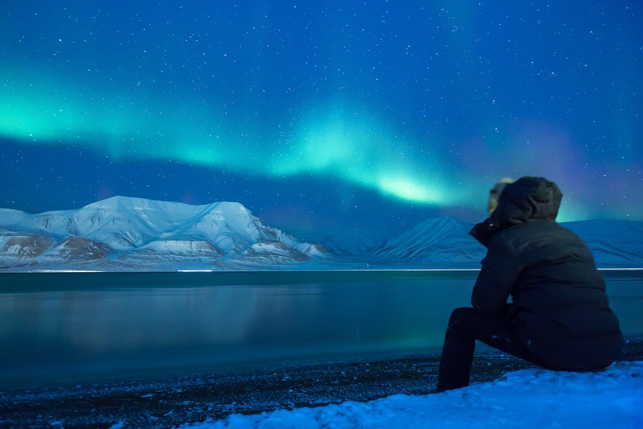 aurora boreale longyearbyen svalbard
