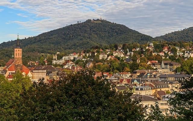 baden baden panorama tra i monti