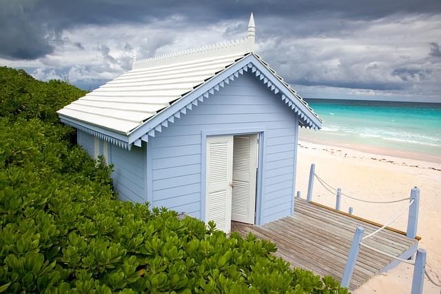 bahamas beach panorama ocean mare