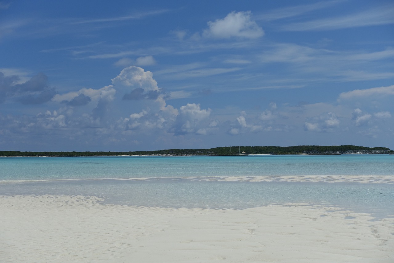 bahamas spiaggia sabbiosa mare