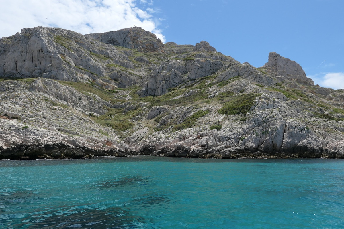 baia marsiglia francia isola rocky
