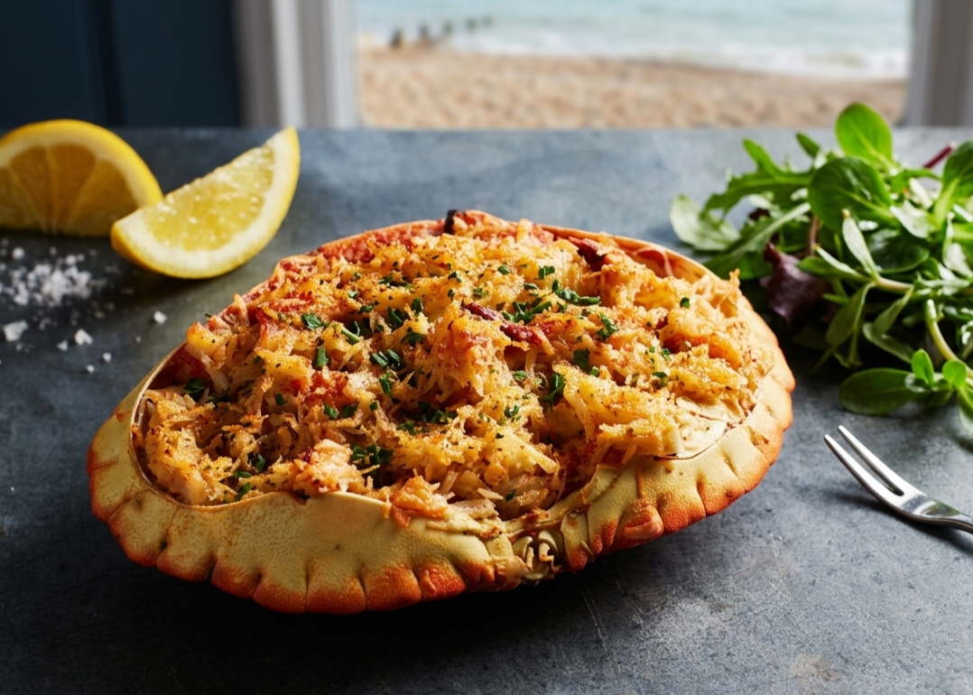 baked crab del sussex