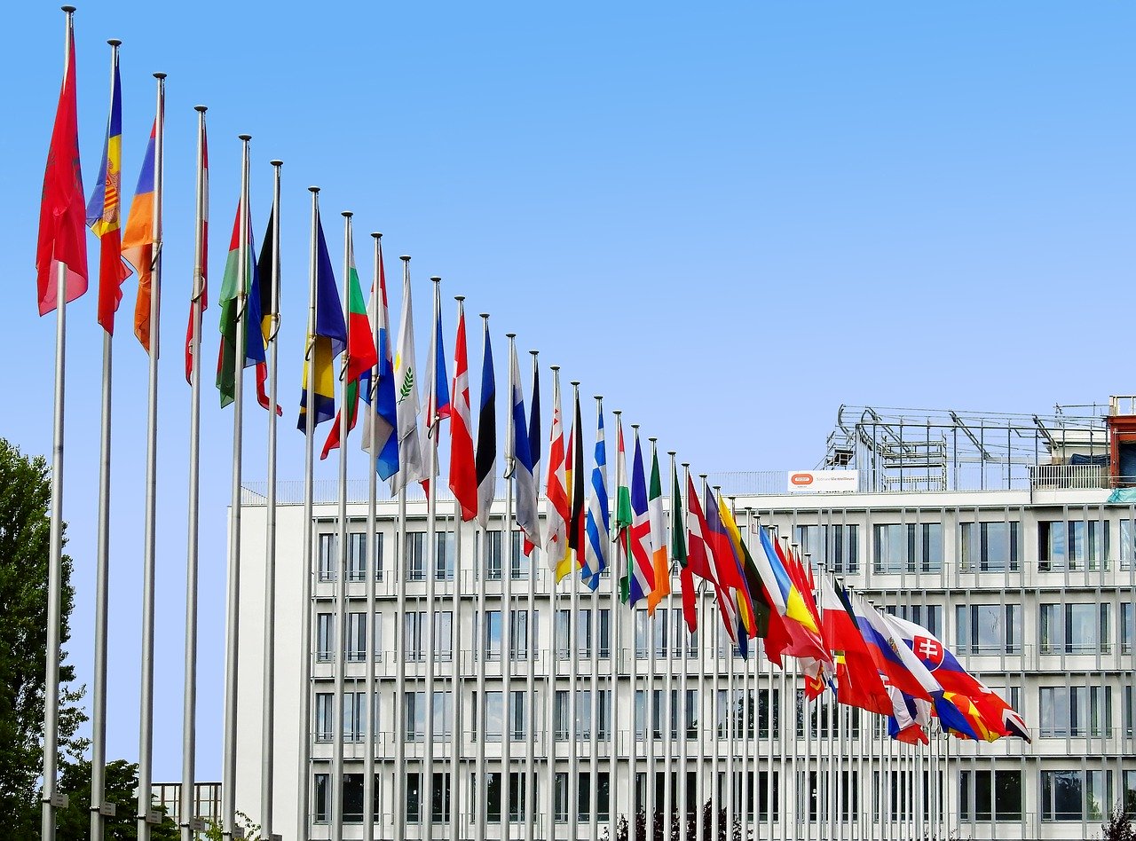 Bandiere Europa Ue Bandiera