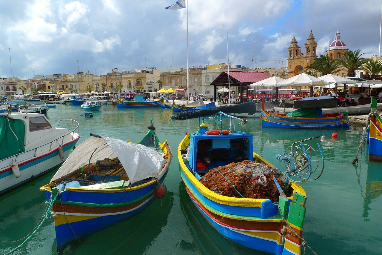 panorama di Malta dal mare