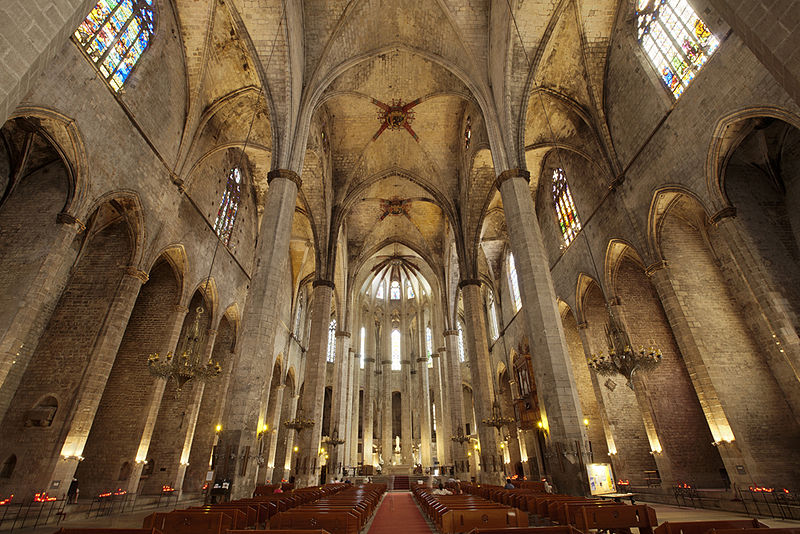barcelona esglesia de santa maria del mar