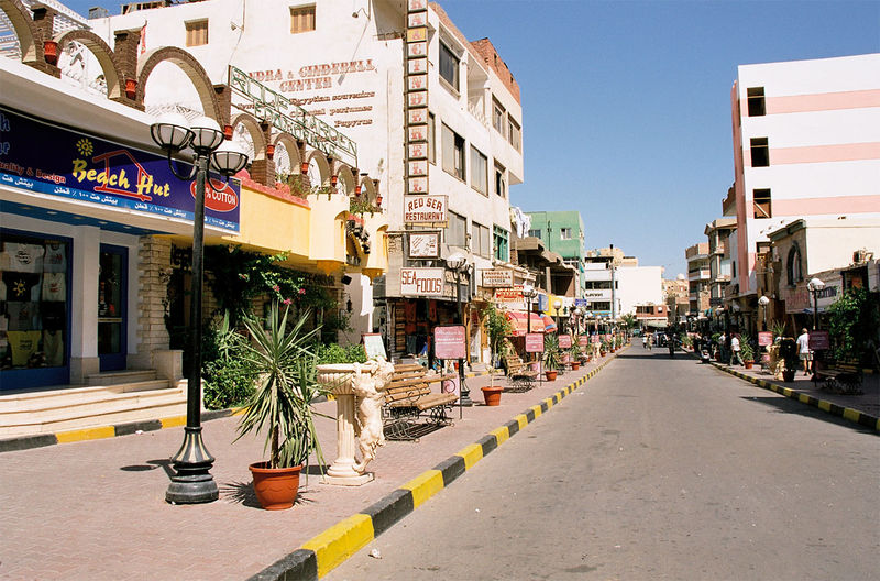 bazaar street el dahar hurghada egypt oct 2004