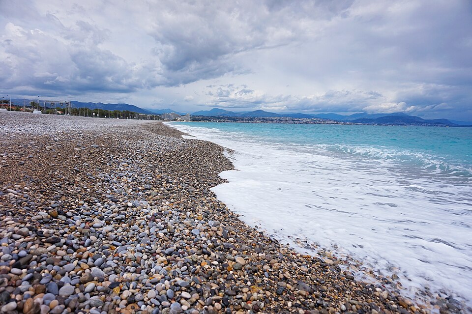 beach in france riviera