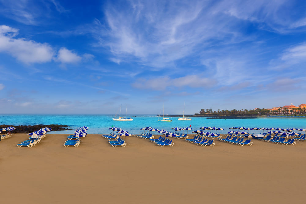 beach las vistas adeje arona tenerife south