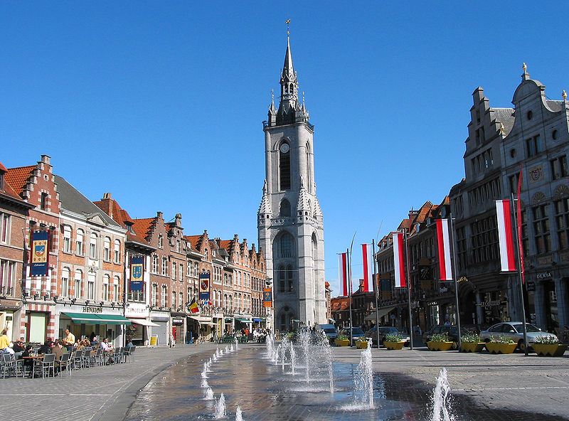 beffroi di tournai belgio