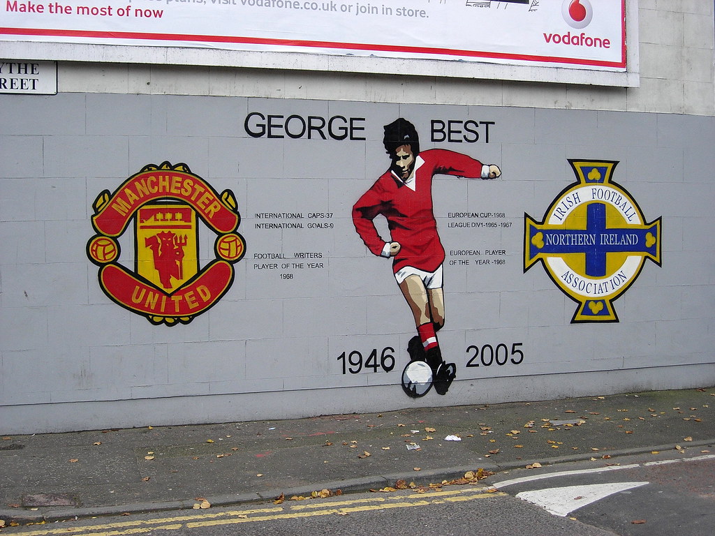 football mural belfast 1 geograph org uk 1410065