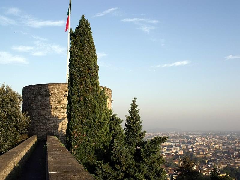 bergamo rocca parco vista