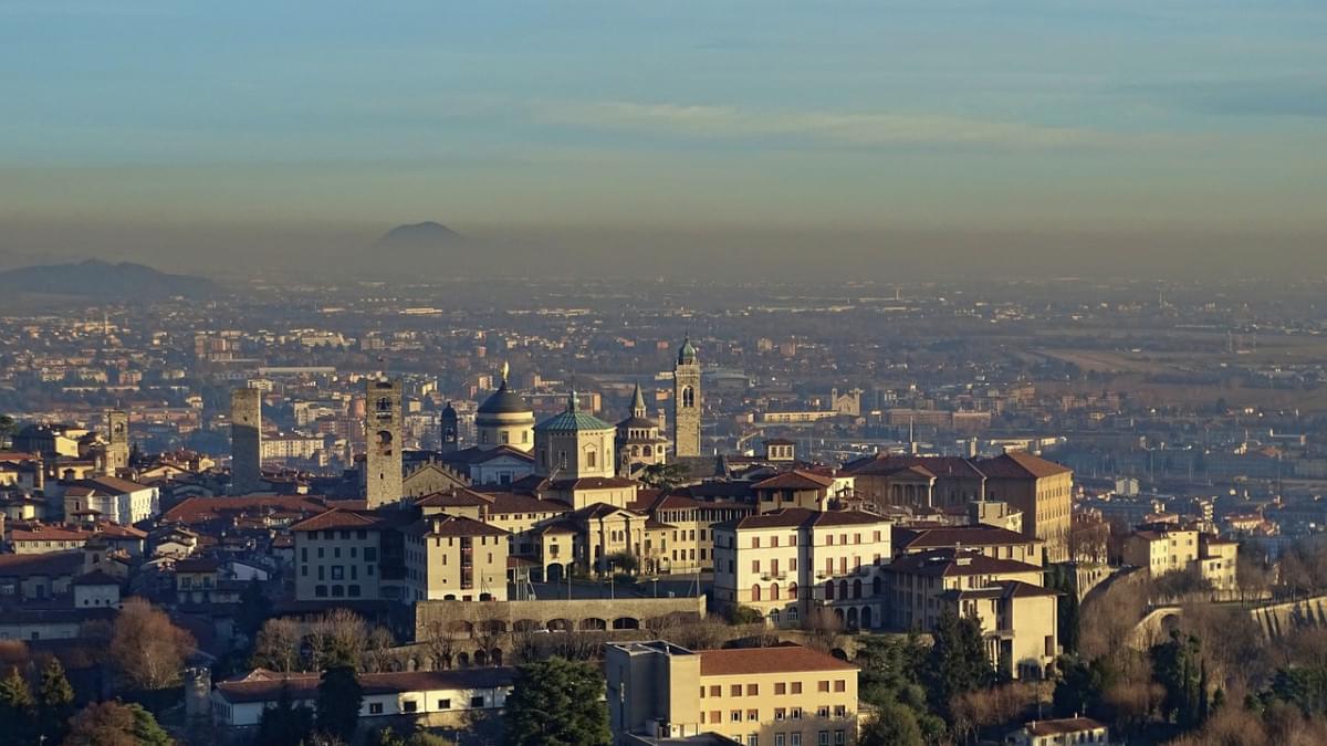 bergamo tramonto