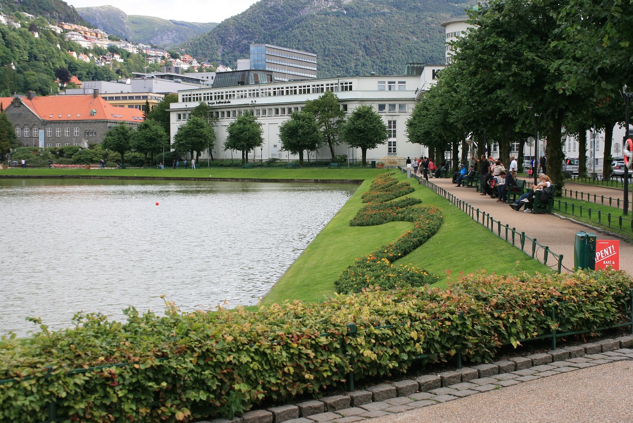 bergen citta centro lungomare