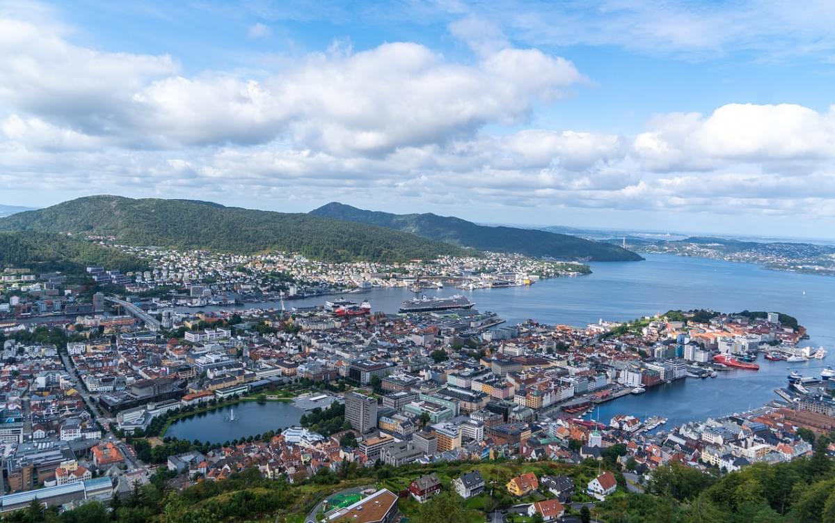 bergen norvegia visualizza floyen