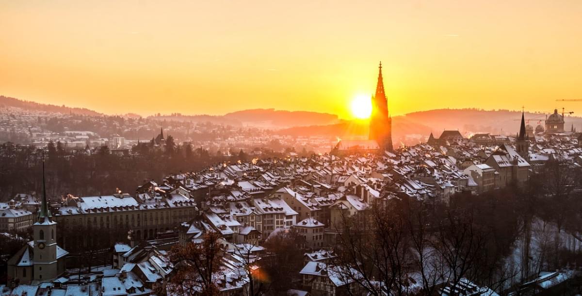 bern schweiz rosengarten vista