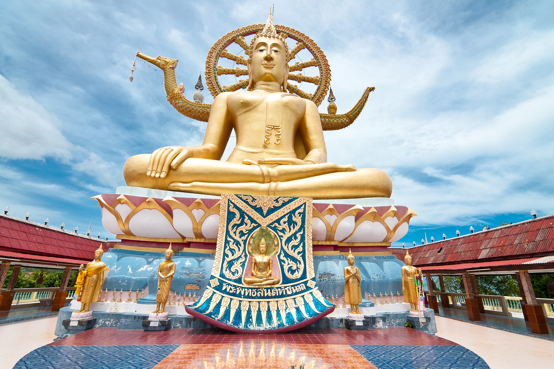 big buddha in big buddha temple wat phra yai