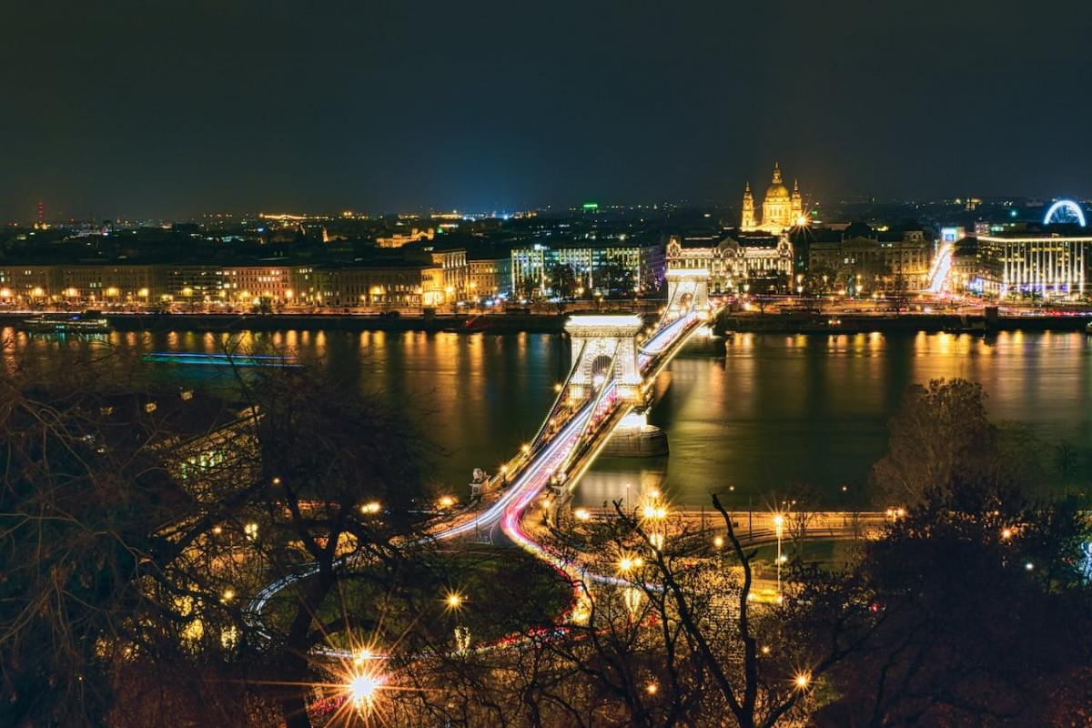 bird s eye view of city during evening 1