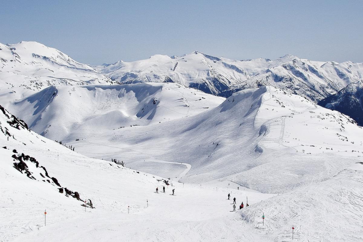 blackcomb whistler montagna neve