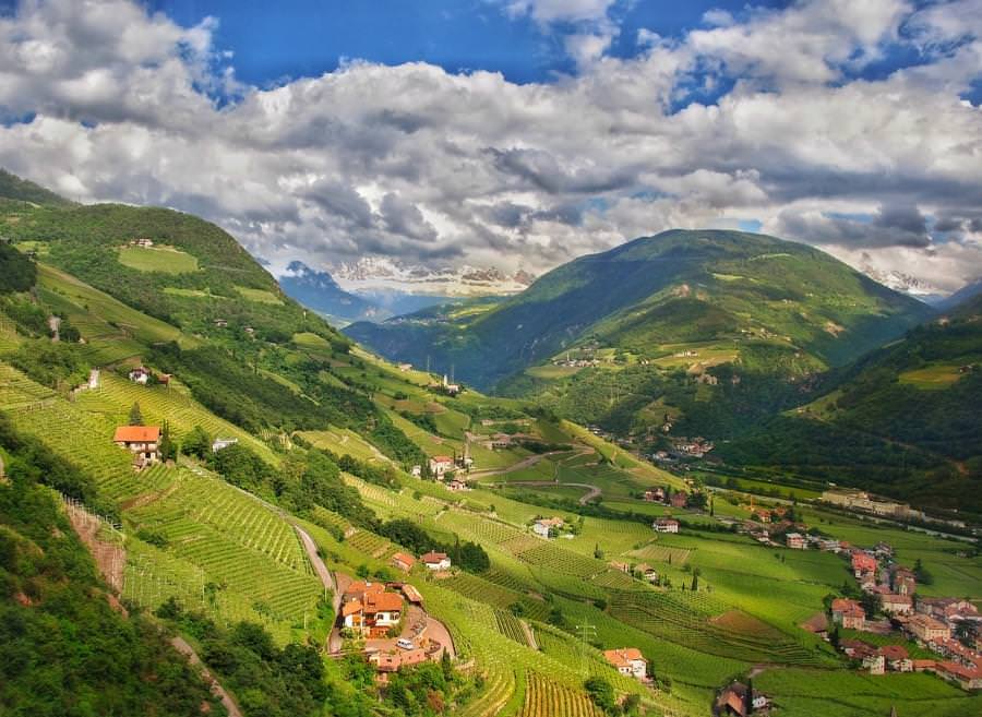 bolzano paesaggio primaverile